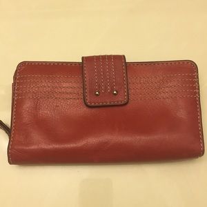 Wilson Leathers Red Ladies Wallet